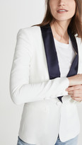 Thumbnail for your product : L'Agence Smoking Jacket with Contrast Lapel