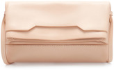 Thumbnail for your product : Zara 29489 Leather Clutch With Foldover Flap