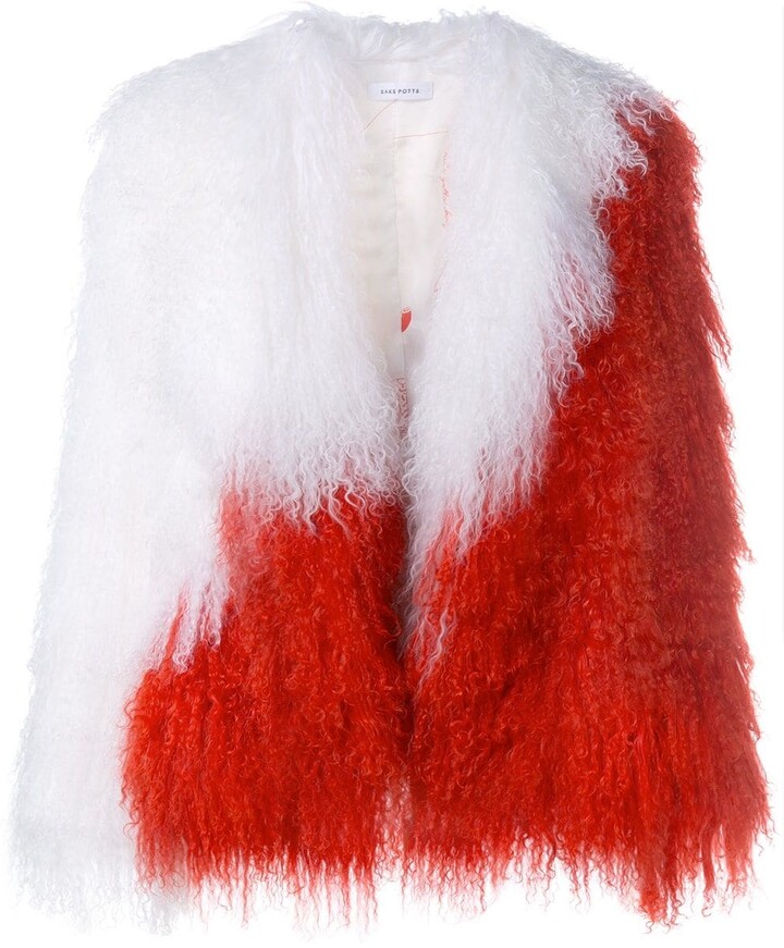 Saks Potts 'Heart' Mongolian Lamb Fur Jacket - ShopStyle