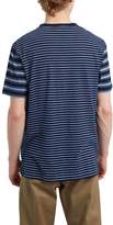 Thumbnail for your product : French Connection Men's Block Patchwork Indigo Striped T-Shirt