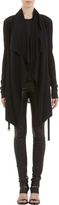 Thumbnail for your product : Helmut Lang Belted Long Cardigan-Black