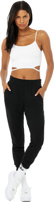 Alo Yoga Unwind Sweatpant in Black, Size: XS |