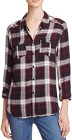 Thumbnail for your product : Paige Mya Plaid Button-Down Shirt