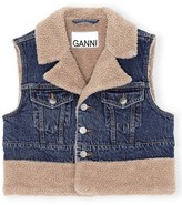 Thumbnail for your product : Ganni Teddy Denim Vest in Denim