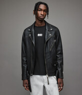 Thumbnail for your product : AllSaints Charter 2-In-1 Leather Biker Jacket | Size XS | Black
