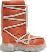 Thumbnail for your product : Rick Owens Orange Lunar Tractor Boots