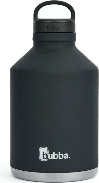 Bubba Trailblazer Stainless Steel Water Bottle Straw Lid Rubberized Black  Licori