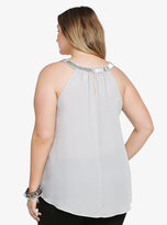 Thumbnail for your product : Torrid Beaded Trim Tank