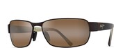 Thumbnail for your product : Maui Jim Black Coral 65mm Polarized Oversize Rectangular Sunglasses