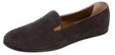 Thumbnail for your product : Rochas Nubuck Round-Toe Loafers