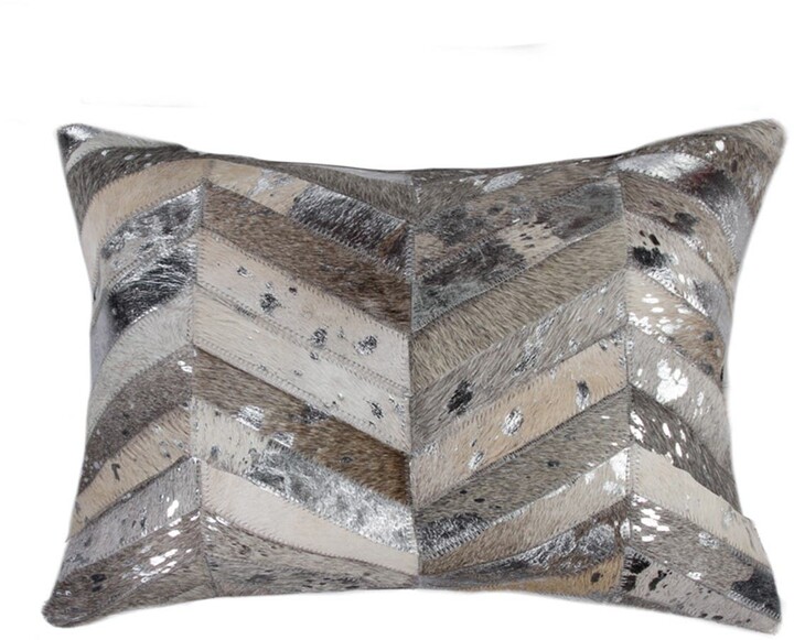 grey chevron pillow