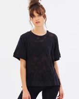 Thumbnail for your product : adidas by Stella McCartney The Cool Logo Check Tee
