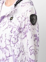 Thumbnail for your product : Blauer Floral Contrast-Trimmed Track Jacket