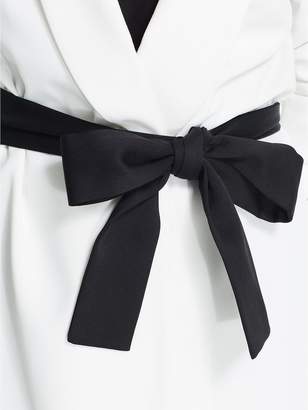 Michelle Keegan Monochrome Contrast Tie Front Blazer