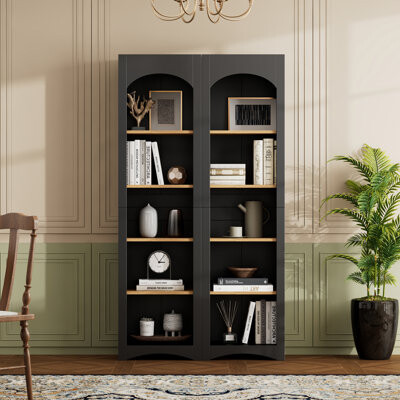 Latitude Run ON-TREND Free Standing 5 Tier Bookshelves