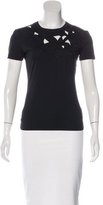 Thumbnail for your product : Blumarine Embroidered Short Sleeve Top