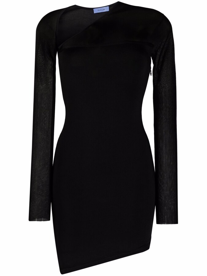 Black Asymmetrical Hem Dress | Shop the world's largest collection 