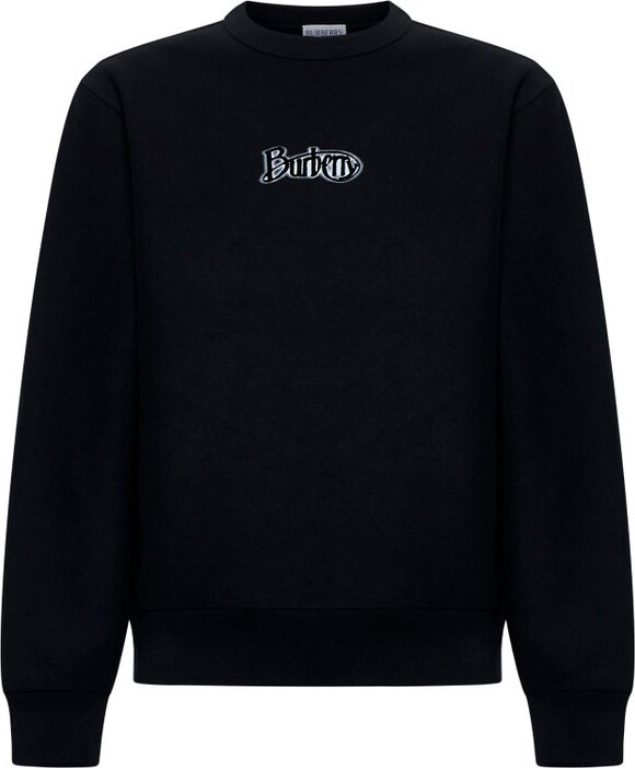 Burberry Logo Printed Crewneck Sweatshirt - ShopStyle