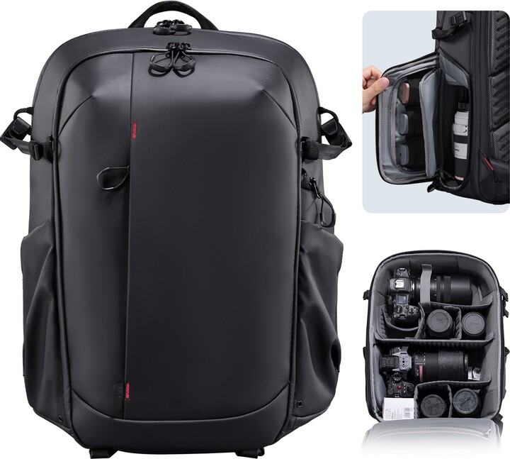 Ulanzi BP09 Camera Backpack 22L Large Capacity Waterproof Digital SLR Camera Photography Travel Bag Tripod Holder Outdoor Video