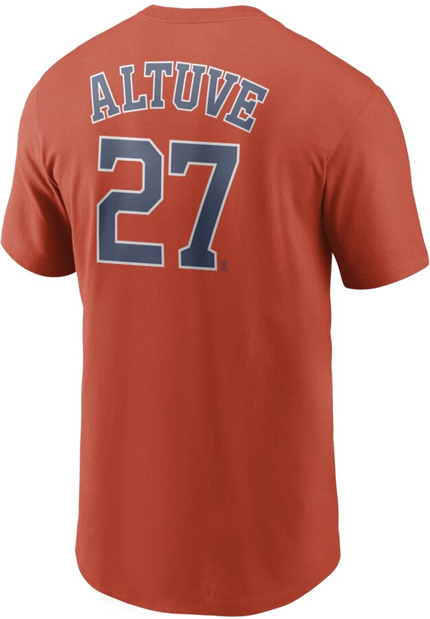 Jose Altuve Houston Astros Profile Big & Tall Name & Number T-Shirt - Navy