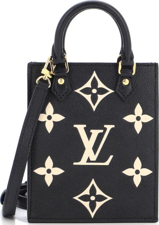 Louis Vuitton Giant Monogram Empreinte Petit Sac Plat Handbag