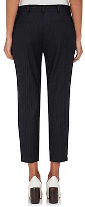 Robert Rodriguez WOMEN'S PINSTRIPED WORSTED CROP TROUSERS