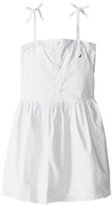 Thumbnail for your product : Nautica Big Girls' Solid Poplin Sundress with Pintucks and Eyelet Trim At Hem