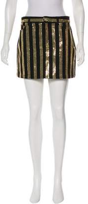 Michael Kors Sequin Embellished Mini Skirt