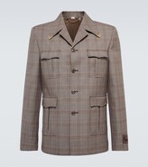 Thumbnail for your product : Gucci Houndstooth wool jacket
