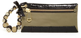 Thumbnail for your product : Rafe New York Celia Leather & Water Snake Wristlet