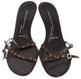 Thumbnail for your product : Sigerson Morrison Leather Slide Sandals w/ Tags