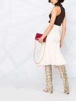Thumbnail for your product : Alexander McQueen Asymmetric Knitted Skirt