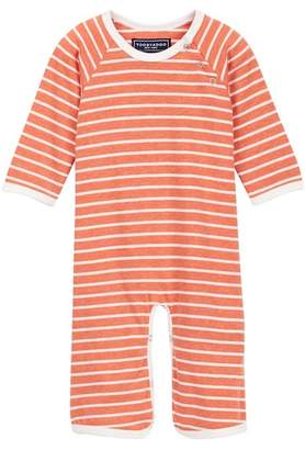 Toobydoo Skate Orange Striped Jumpsuit (Baby Boys)