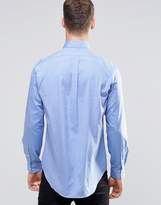 Thumbnail for your product : Polo Ralph Lauren Poplin Shirt In Regular Fit In Blue