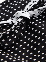 Thumbnail for your product : Solid & Striped The Roux Polka Dot-embroidered Bikini Briefs - White Multi