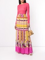 Thumbnail for your product : Emilio Pucci Guanabana print maxi skirt