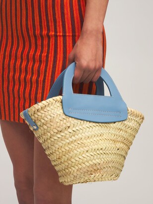 Hereu Mini Cabas Handwoven Straw Basket Bag