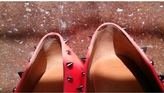 Thumbnail for your product : Marc by Marc Jacobs Pink Leather Ballet flats