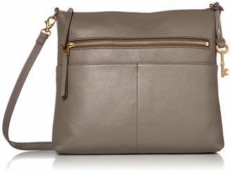 fossil grey crossbody bag