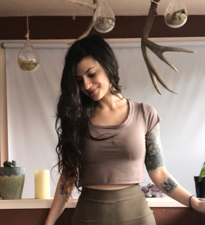 Etsy Handmade Ecofriendly Bamboo Crop Top Tee