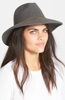 Thumbnail for your product : Nordstrom Chain Trim Wool Fedora