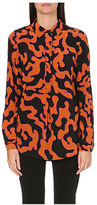 Thumbnail for your product : Diane von Furstenberg Swirl print silk shirt