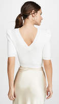 Thumbnail for your product : Cushnie Cropped Pleated Knit Top