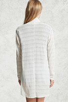 Thumbnail for your product : Forever 21 FOREVER 21+ Shadow Stripe Cardigan