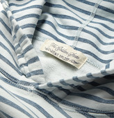 Thumbnail for your product : Remi Relief Striped Loopback Cotton-Jersey Hoodie