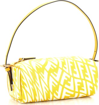 Fendi Zip Shoulder Bag Vertigo Zucca Coated Canvas Mini - ShopStyle