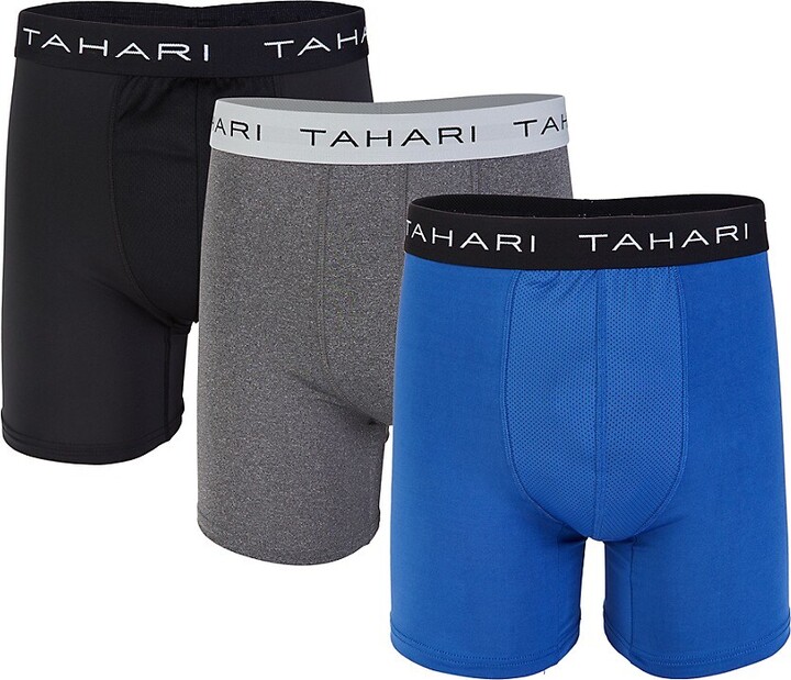 Tahari 3-Pack Logo Boxer Briefs - ShopStyle