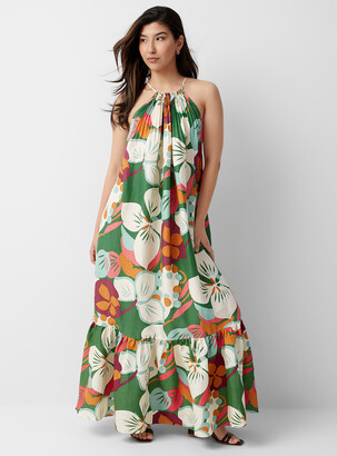 Ted Baker Dulina bright bouquet maxi dress