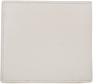Thom Browne Off-white Diagonal Stripe Wallet