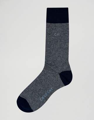 Calvin Klein Socks In 3 Pack Gift Set In Stripe